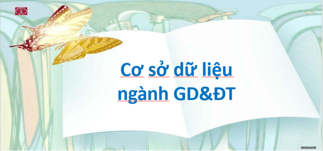 Cơ sở dữ liệu ngành Giáo dục & Đào tạo