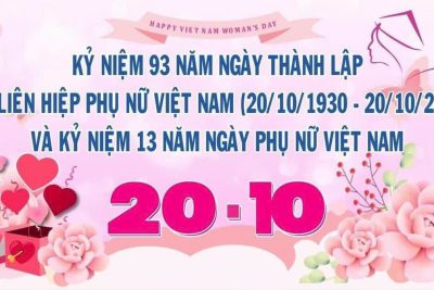 Kỷ niệm 93 năm ngày thành lập hội liên hiệp hiệp phụ nữ Việt Nam
